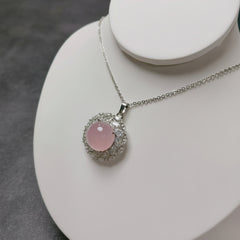 New Pigeon Egg Inlaid Pendant - Harmony and Spiritual Protection Talisman