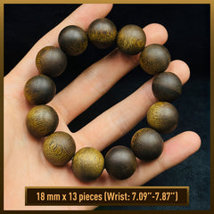 Agarwood Kyara Bracelet - Natural Aromatherapy & Spiritual Harmony