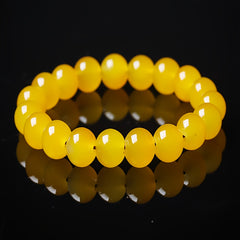 5A Yellow Crystal Bracelet - Wealth Attraction & Meditation Energy for Daily Wear