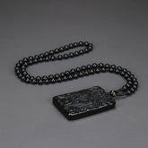 Natural Stone Yin Yang Pendant - Dual-Faced Balance Charm for Harmony and Spiritual Equilibrium