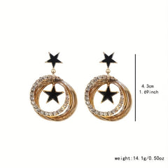 Silver Gourd Earrings with Positive Energy - Imitation Jade for Daily Wear & Vacation