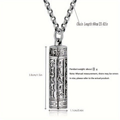 Enigmatic Pendant Of Six Characters — Spiritual Protection & Energy Harmony Amulet