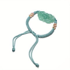 Elegant Peony Flower Bracelet – Prosperity Energy & Harmony for Daily Wear