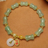 Elegant Natural Stone Bracelet - Ethnic Style Harmony for Men & Women