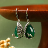 Elegant Peacock Style Earrings - Harmonious Energy for Fashion & Spiritual Connection