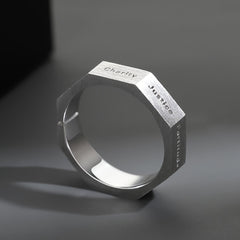 Adjustable "Hope" & "Faith" Virtue Ring — Inspirational Copper Jewelry for Teenage Growth & Spiritual Resilience