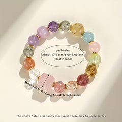 Multicolor Natural Stone Bracelet - Harmony & Balance Energy for Daily Wear