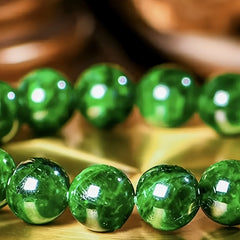 12mm Natural Chinese Stone Beads Ethnic Style Mixed Color Bracelet January Birthstone Vibrant Energy