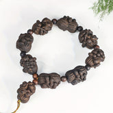 Natural Agarwood Peanut Bracelet - Symbolizes More Blessings & Good Fortune | Spiritual Energy Enhancement
