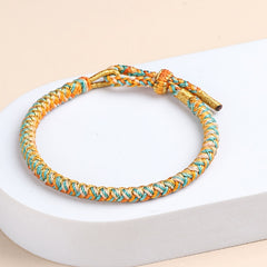 Bohemian Ethnic Hand-Woven Bracelet — Vibrant Energy, Harmony & Joyful Spirit Charm