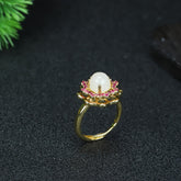 Light Luxury Mint Ring for Emotional Balance, Stylish Commuter Jewelry, and Spiritual Calm