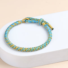 Bohemian Ethnic Hand-Woven Bracelet — Vibrant Energy, Harmony & Joyful Spirit Charm