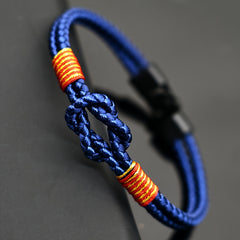 Braided Cord Bracelet - Heavy-Duty Friendship Knot for Strength & Harmony