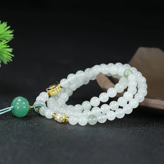 Vintage-Inspired Natural Stone Beaded Bracelet for Men - Multi-Layer, Fashionable Accessory
