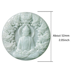 Nine Dragon Guardian Lord Stone Pendant – Ancient Symbolism for Protection & Prosperity