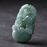 Natural Green Stone Zodiac Pendant — A Constellation of Self in Ancient Green Jasper
