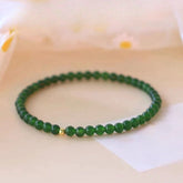 Bohemian Green Stone Bracelet - Natural Energy for Daily Harmony & Spiritual Balance