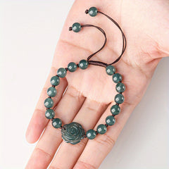 Pure Handmade Woven Bracelet - Red & Black Couple's Energy Gift