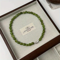 Perfect for Every Season and Occasion Green Peridot Elegant Necklace: Christmas Gift Idea