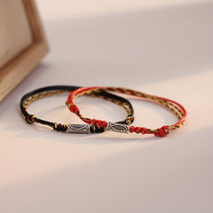 Red & Black Knots Lucky Charm Bracelets - Bohemian Couple Gifts for Mind-Body-Spirit Balance