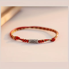 Red & Black Knots Lucky Charm Bracelets - Bohemian Couple Gifts for Mind-Body-Spirit Balance