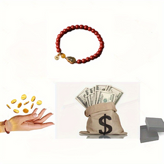Gourd Cinnabar Lucky Bracelet — Wealth Attraction & Protection Energy Charm