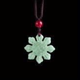 Elegant Sunflower Pendant Necklace – Natural Stone with Braided Rope for Harmony & Protection