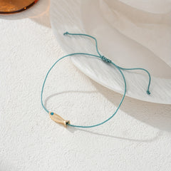 Delicate Fish-Shaped Charm Anklet - Beach-Inspired Energy for Everyday Wear