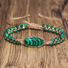 Boho-Chic Green Aventurine Beaded Bracelet - Harmony Energy & Natural Stone Charm