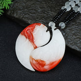 Natural Stone Dragon Phoenix Couples Necklaces for Love, Protection & Stylish Unity - Valentine's Day Gift
