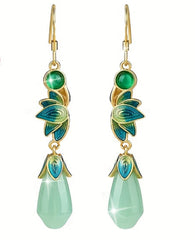 925 Silver Magnolia Earrings - Harmonious Energy for Daily & Special Occasions