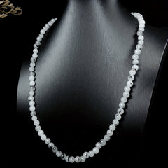 Natural Stone Dual-Purpose Bracelet Necklace Light Luxury Ink Painting Maple Leaf Energy & Versatility