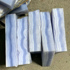 12mm Blue Agate Bracelet for Harmony & Protection - Daily Wear & Mother's Day Gift