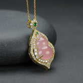 Fu Lu Hulu Agate Necklace - Vintage Chinese Talisman Jewelry for Luck, Wealth & Spiritual Harmony