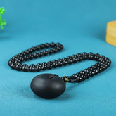 Color Changing Pi Xiu Pendant Necklace for Men & Women, Thermochromic Resin Charm, Casual Unisex Jewelry