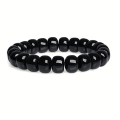 1pc Natural Agarwood Beads Bracelet - Spiritual Energy for Mindfulness & Healing