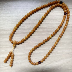 108 Natural Amber Beads Bracelet - Spiritual Healing & Meditation Energy