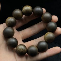 Sacred Agarwood Mala Beads for Spiritual Wealth & Harmonious Energy