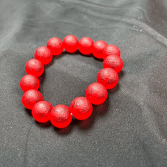 Natural Red Jasper Bead Bracelet for Grounding, Vitality & Emotional Balance