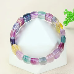 Vintage Natural Agate Beaded Bracelet for Grounding, Stability, and Emotional Balance