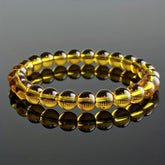 Citrine Stone Bracelet - Golden Yellow Gemstone for Wealth Attraction & Good Luck Charm