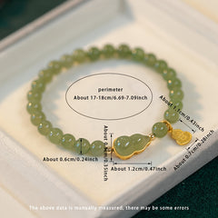 Natural Stone Bracelet - Stylish Elastic Cord Design for Daily Energy & Mindfulness