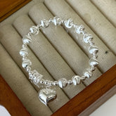 Elegant Silvery Cat Eye Bead Bracelet – Intuition & Love Energy for Daily Wear