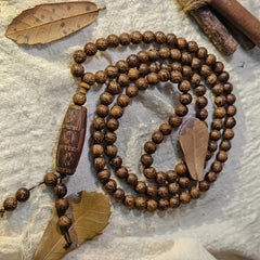 Miya Bracelet 108 Agarwood Beads - Spiritual Energy for Meditation & Protection