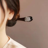 Ancient Small Wood Hairpin - Classical Simple Hanfu Hair Accessories with Natural Energy Flow