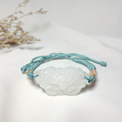 Elegant Peony Flower Bracelet – Prosperity Energy & Harmony for Daily Wear