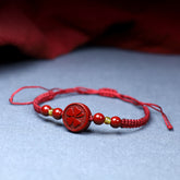 Elegant Handmade Clover Charm Bracelet - Harmony Enhancing Adjustable Design for Holidays