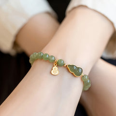 Natural Stone Bracelet - Stylish Elastic Cord Design for Daily Energy & Mindfulness