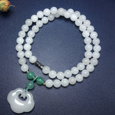 Elegant Natural Stone Necklace - Spiritual Energy & Harmony for Couples