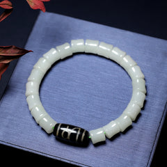 Handmade Natural Stone Bracelet with Sky Beads - Harmony & Spiritual Connection for Couples